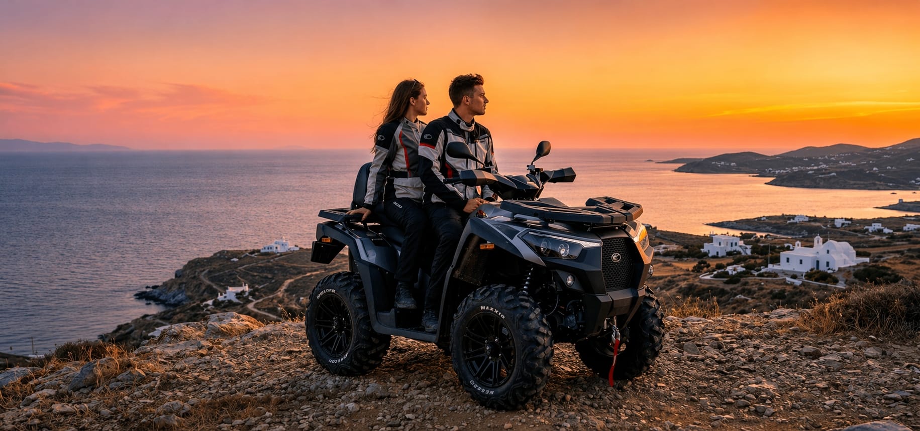Quad ATV rental in Paros