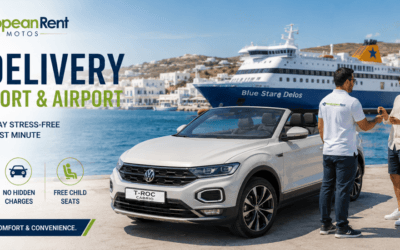 Free Vehicle Delivery at Paros Port & Airport